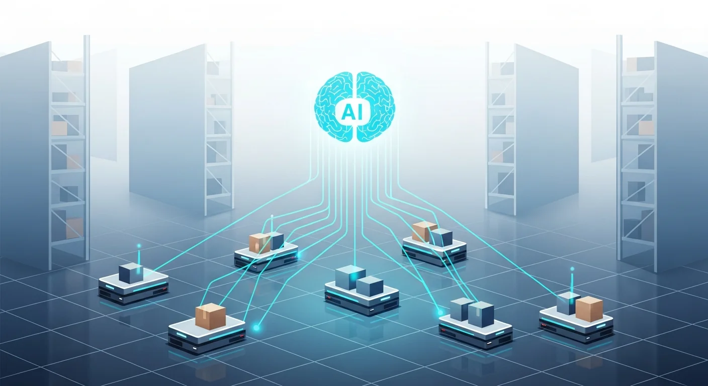 倉庫のAGV導入はAI活用が鍵！人手不足を解決する最適化術