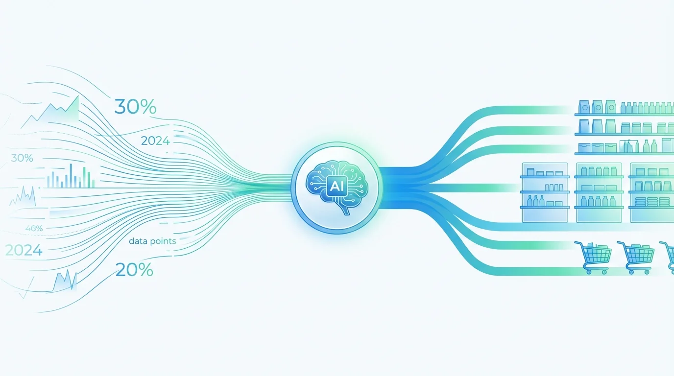 AI需要予測で小売業の在庫・売上を最適化|導入手順と活用事例を徹底解説