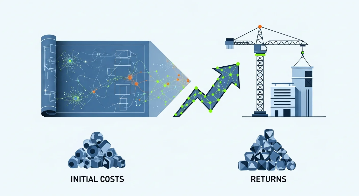 建設業のAI導入、ROIは出る?費用対効果を高める秘訣