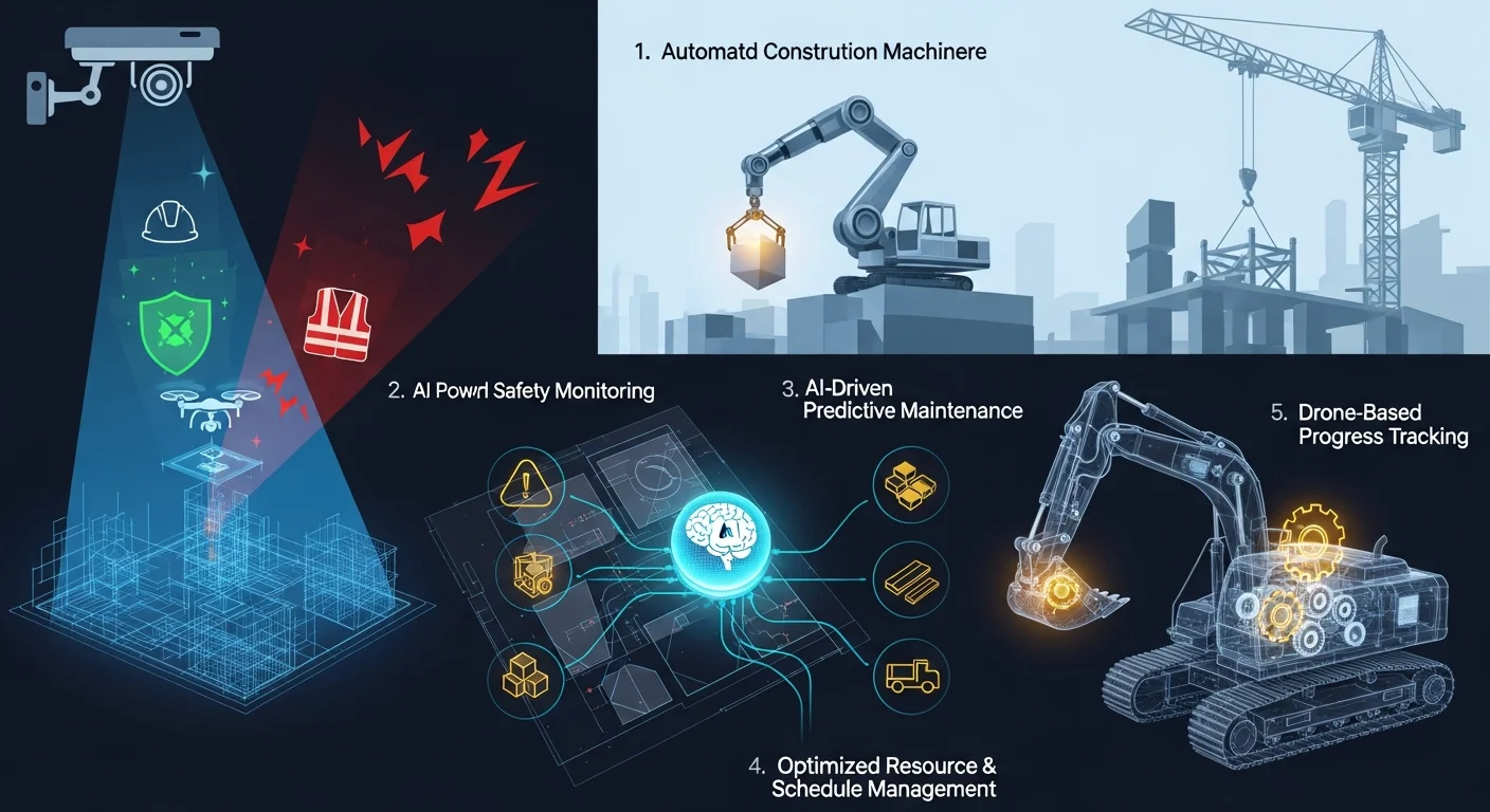 人手不足を解消するAIの活用事例5選【施工管理・安全対策】