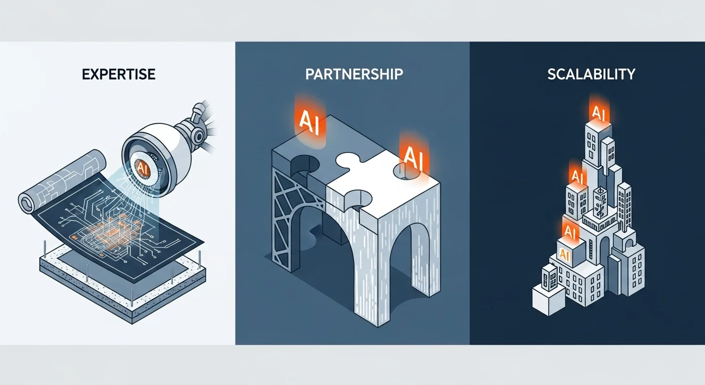 失敗しないAI導入パートナー選びの3つのチェックポイント