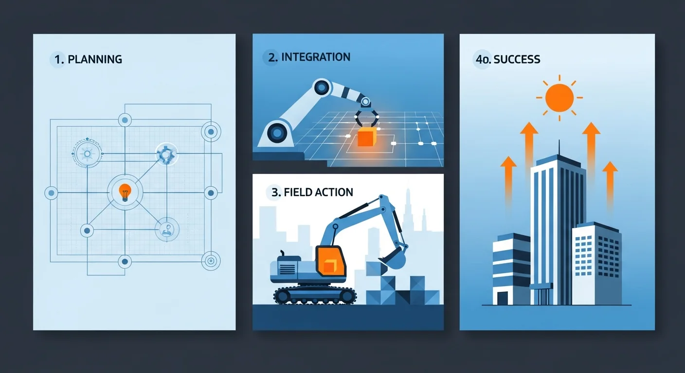 計画から現場定着まで!AI導入を成功に導く具体的な4ステップ