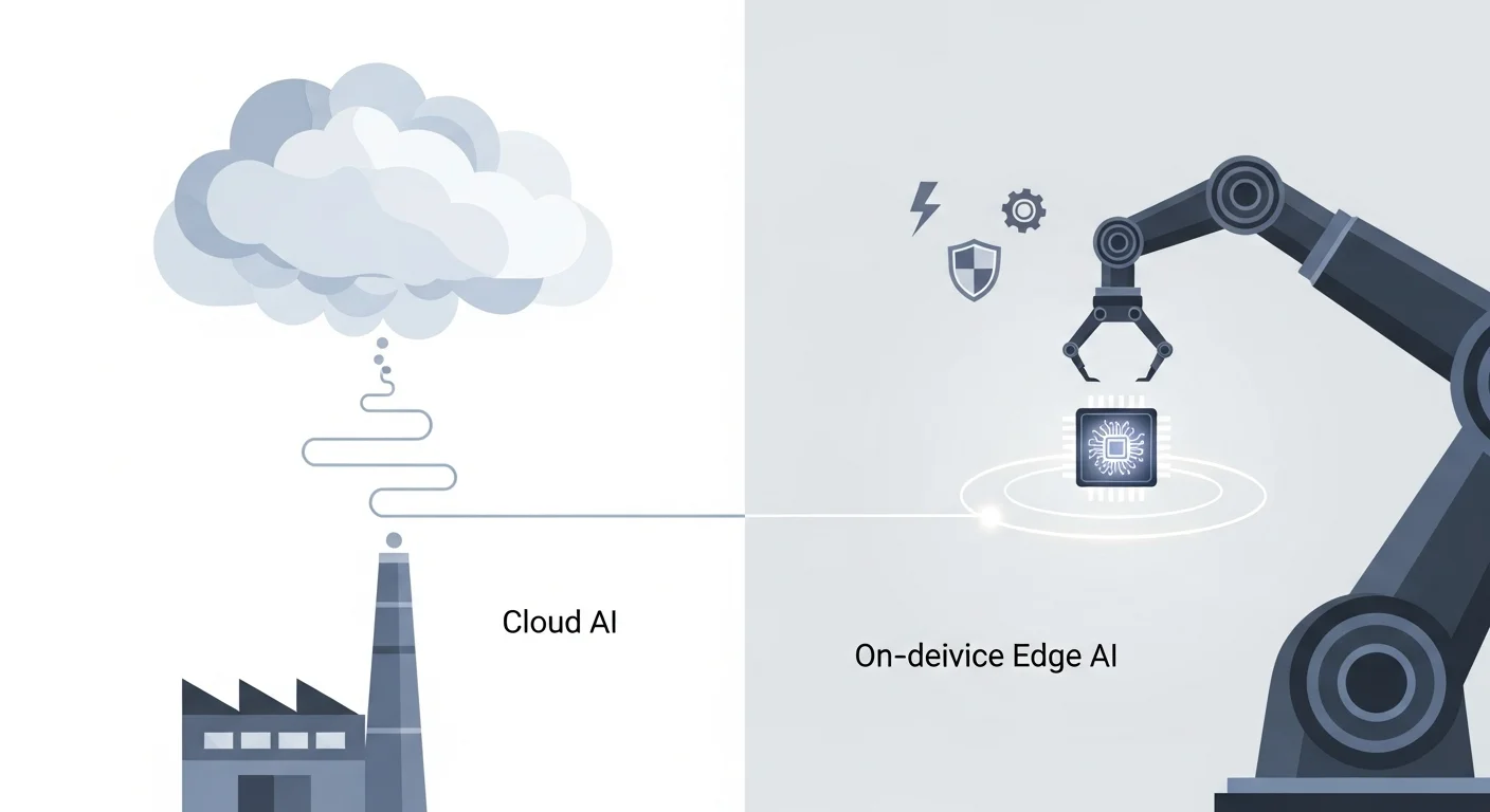 クラウドAIとの違いは？エッジAIが製造現場にもたらす3つのメリット