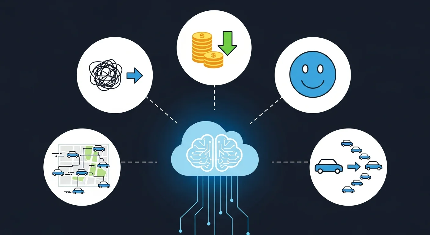 AIクラウド配車システムの導入で得られる5つのメリット
