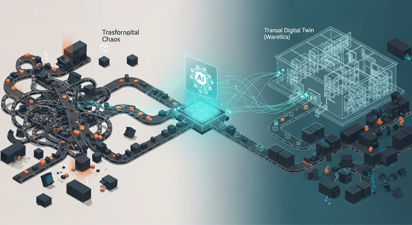 AI×デジタルツインで物流の属人化解消!2024年問題の対策とは?