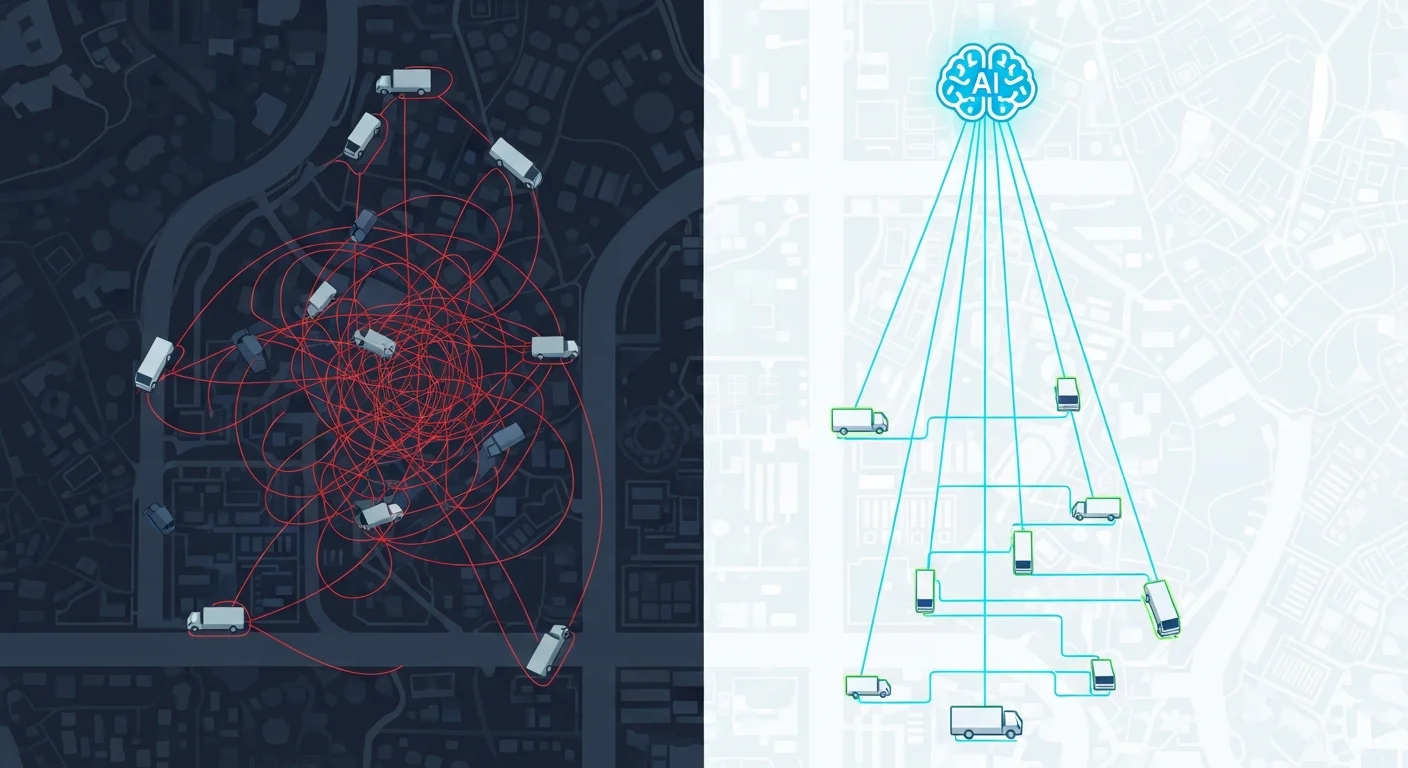 【業務効率化の最新事例】AIによる配送ルート最適化
