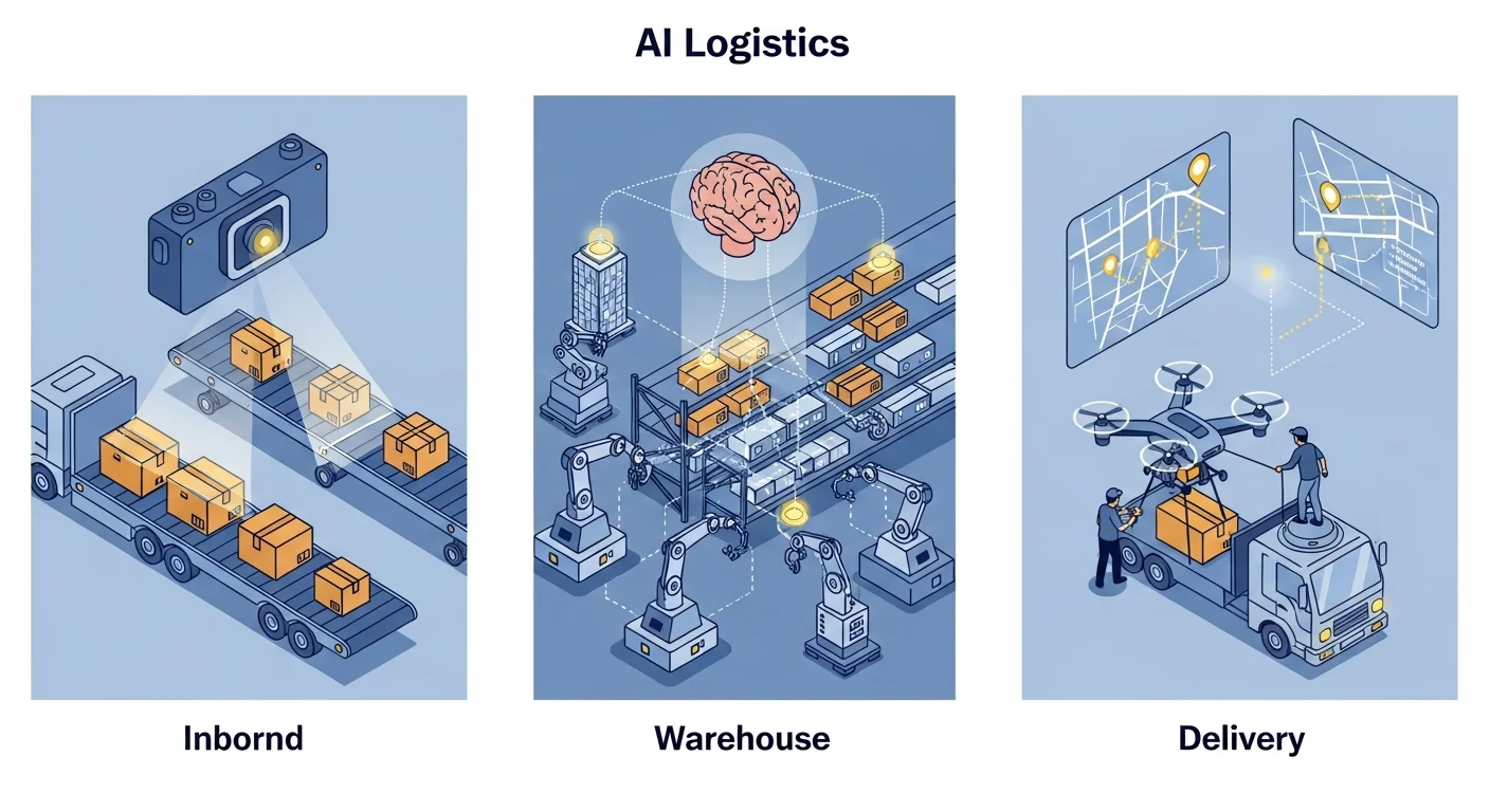 【工程別】AI物流の具体的な活用事例