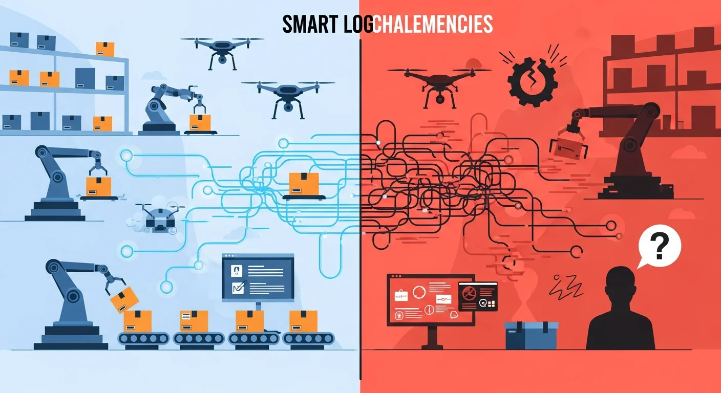 スマート物流の導入における課題と注意点