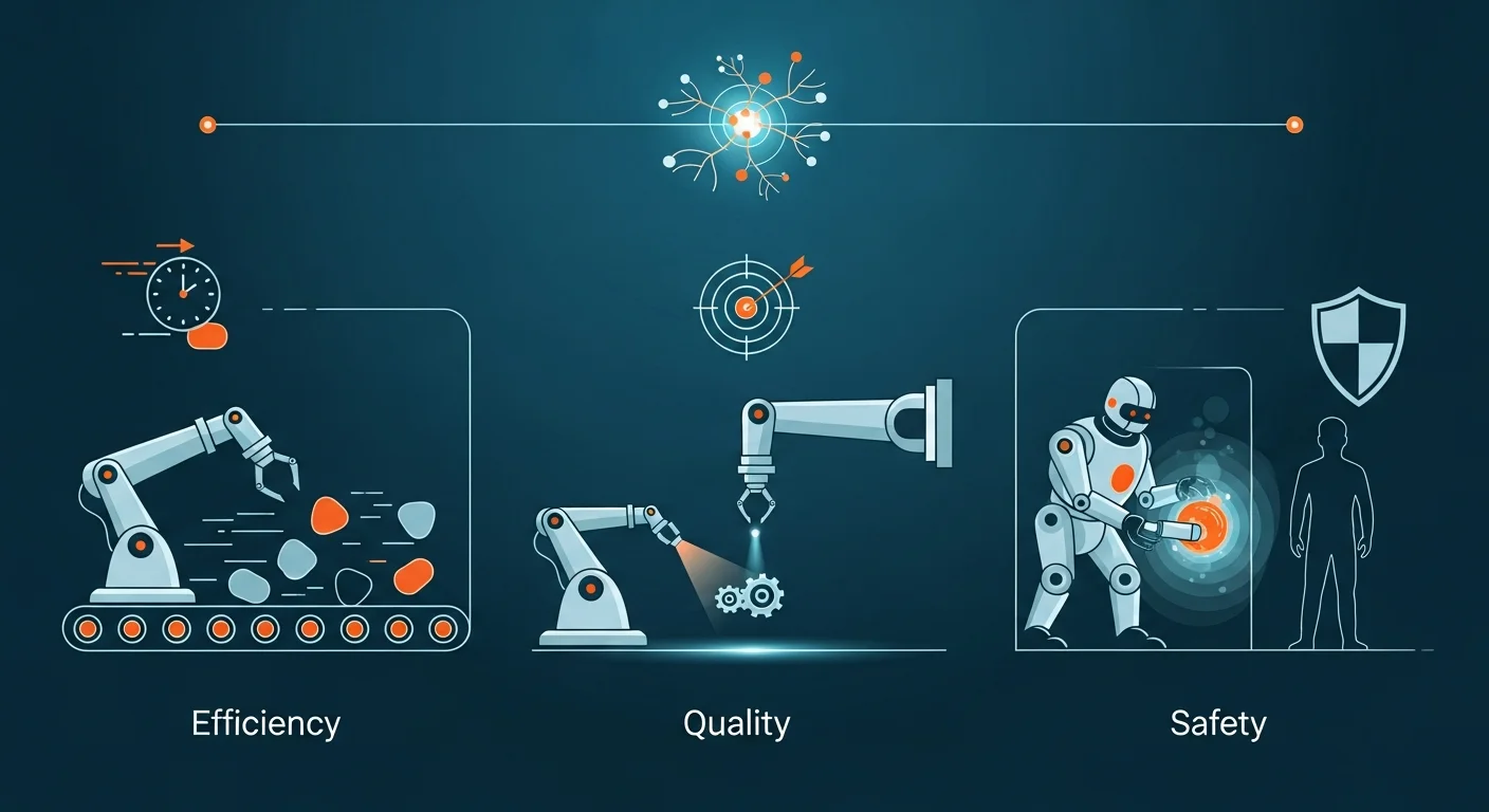 AI自動化が製造現場にもたらす3つの大きなメリット