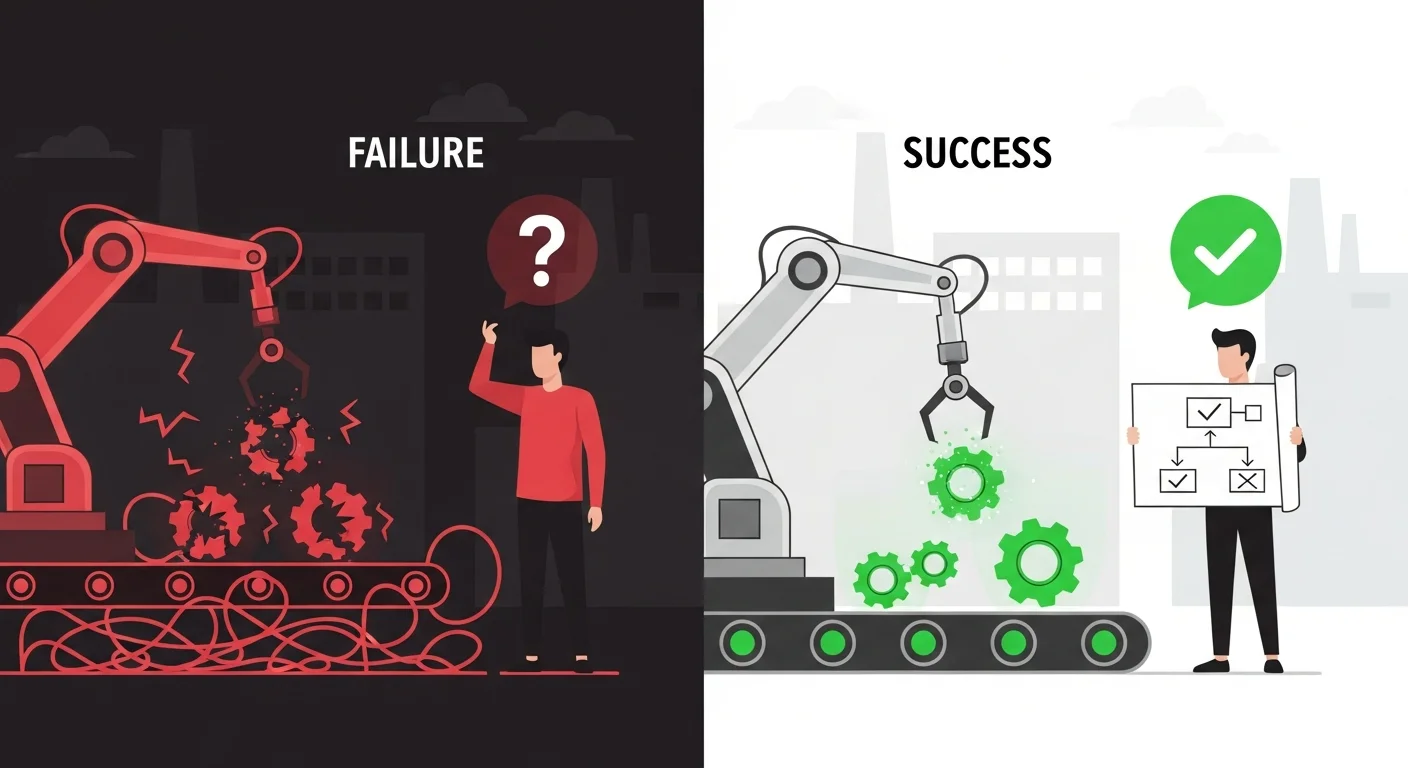 AI自動化の導入で失敗しないための注意点と対策