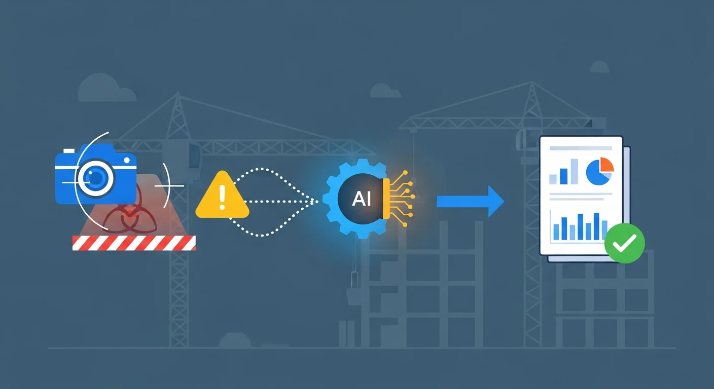 危険区域への侵入検知から日報の自動生成まで!現場監督の負担を激減させるAI活用法