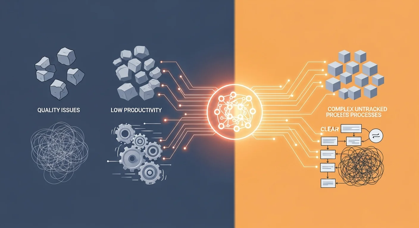 なぜ今AI工程データ分析なのか?現場の3大課題を解決する導入効果