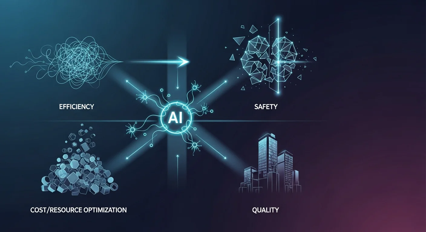 AIで劇的に変わる！建設の工程管理における4つのメリット
