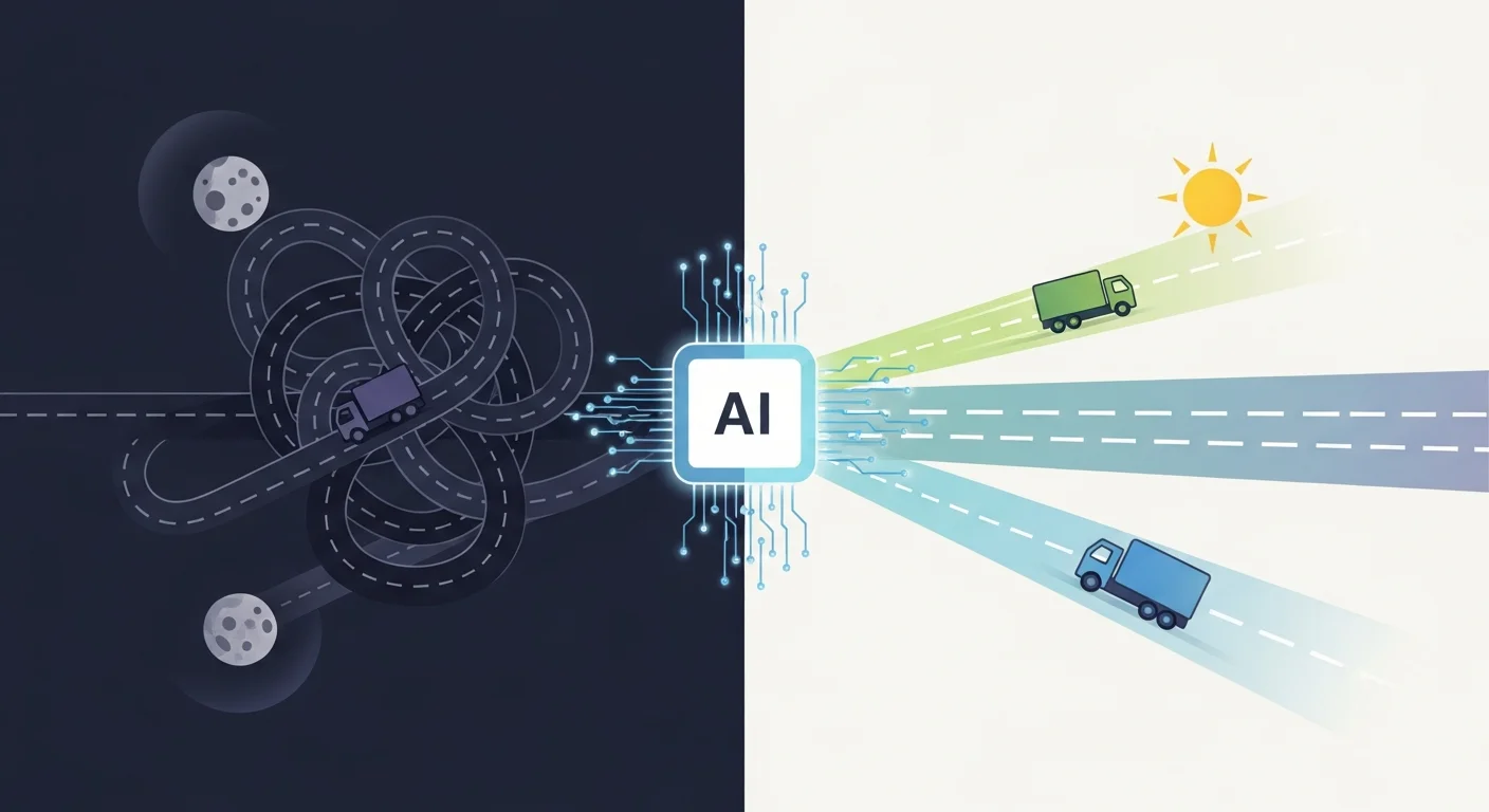 AIでトラック運転手の時間外労働を削減！2024年問題の解決策とは？