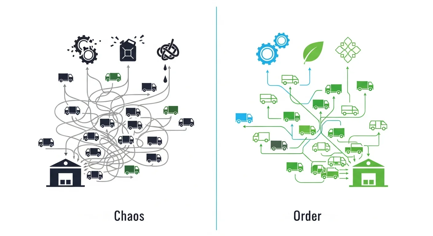 AIなしではなぜ非効率?配車計画の属人化が引き起こす3つのリスク